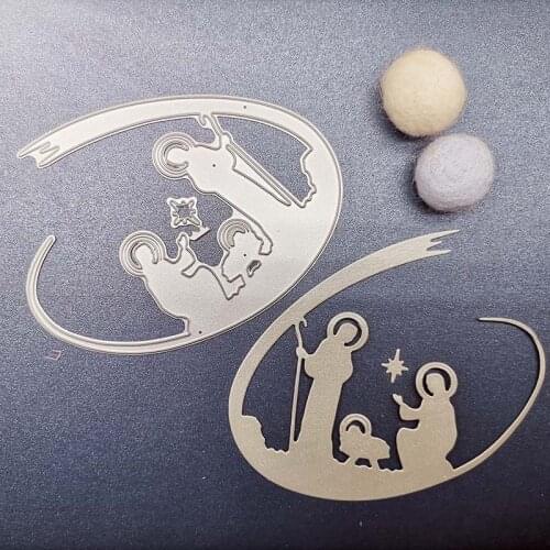 103*95mm The Three Wise Man New Cutting Metal Dies Scrapbook Decoration Template Embossing DIY Paper Card Craft