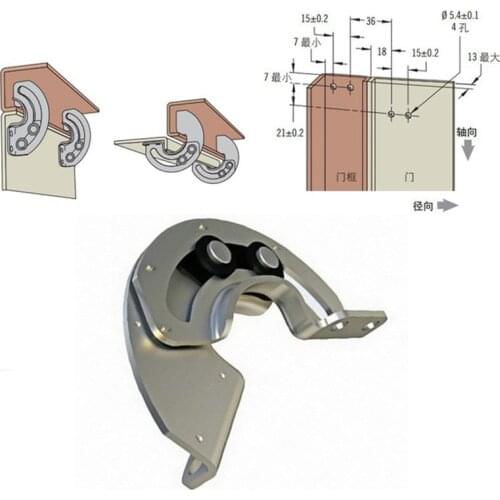 Hidden 90 degree hinge Industrial Equipment cabinet door Carbon Steel sliding Limit hinge fixed bisagras furniture hardware