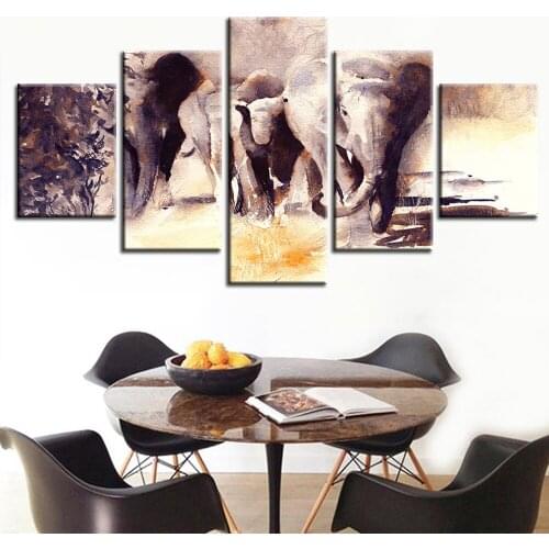 Elephant Diamond Painting Cross Stitch Diy Crafts Diamond Embroidery Abstract Animals Picture Needlework RhinestonesZP-4626