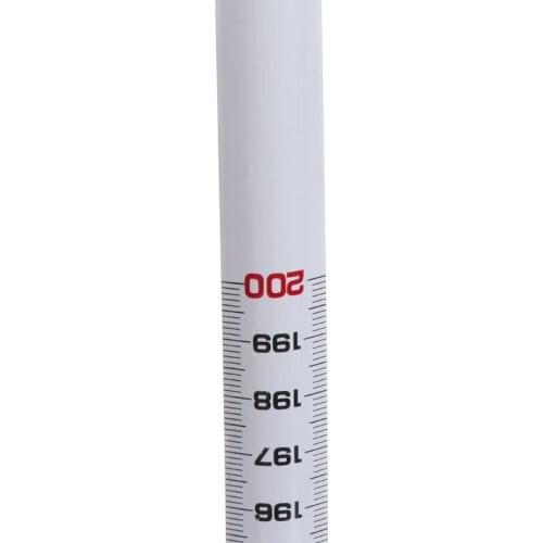 200cm Stadiometer Black Wall Mounted Height Meter Growth Ruler CM Metric