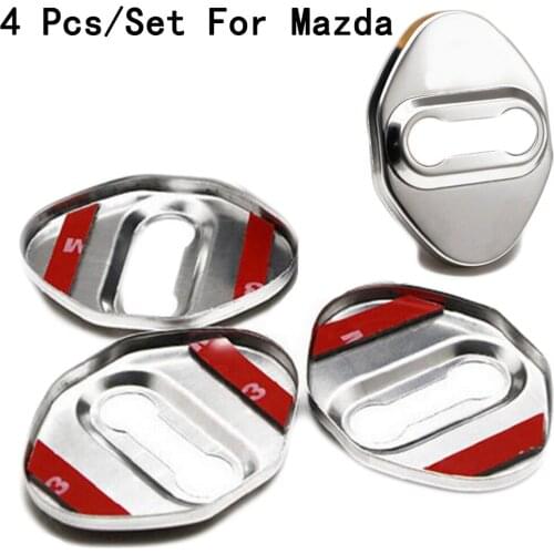 Only For Mazda 2/3/6/M6/Axela/ATENZA/CX-5/CX-4 New Buckle Stainless Steel Modification Door Lock Cover Interior Decoration