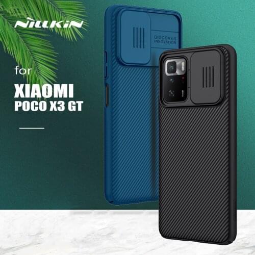 For Xiaomi Poco X3 GT Case Nillkin CamShield Case Ultra-Thin Slide Camera Case Ultra-Thin Back Cover for Xiaomi Poco X3 GT Case