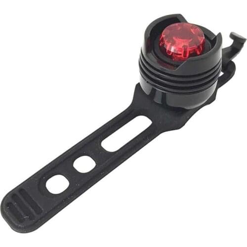 WasaFire Bike Rear Back Light 3 Modes LED Safety Cycling Warning Caution Lamp Bicycle Helmet Flashing Taillight for Night Riding