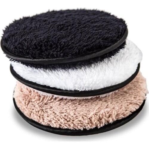 1pc 30g Makeup Remover Towel Soft Microfiber Cloth Pads Powder Puff Remover Face Cleansing Makeup Tools