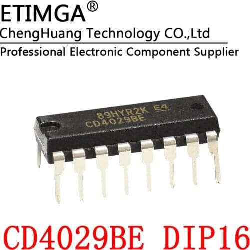 10pcs/lot CD4029 CD4029BE DIP-16 Count divider