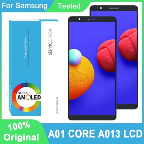 100% Original 5.3'' Display For Samsung Galaxy A01 Core SM-A013G A013F A013G A013M/DS LCD Touch Screen Digitizer Repair Parts