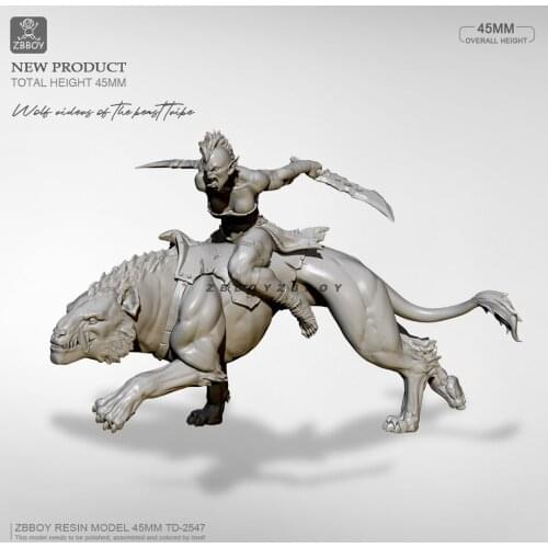 45MM Resin model kits figure DIY toy self-assembled TD-2550