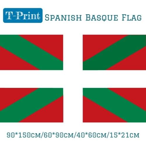 90*150cm/60*90cm/40*60cm/15*21cm Flying The Spanish Basque Flag Union Home Decoration Spain