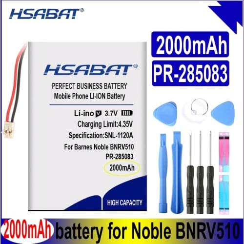 PR-285083 2000mAh Battery for Barnes & Noble BNRV510,Nook Glowlight Plus 2015 Kobo Glo HD H2O E-book aura edition Batteries