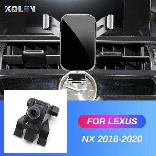 Car Mobile Phone Holder For Lexus NX200 NX200T NX300 NX300H 2016 2018 2019 2020 Gravity GPS Stand Special Navigation Bracket
