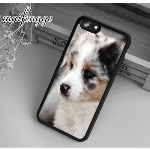Maifengge Australian Shepherd Puppy Dog Case For iPhone 5 6s 7 8 plus 11 12 Pro X XR XS Max Samsung Galaxy S6 S7 edge S8 S9