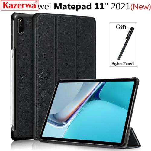 Tablet Cover For Funda Huawei Matepad 11 Case 2021 Folding PU Leather Smart Cover For Huawei Matepad Case MatePad 11 Cover