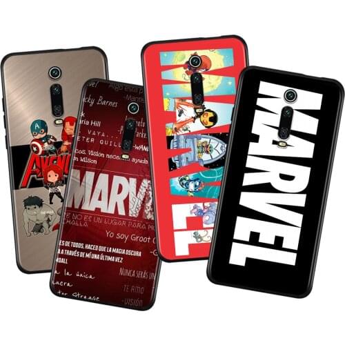 Marvel Avengers Logo Superhero For Xiaomi Redmi 9i 9T 9A 9C 9 8A 8 GO 7 7A S2 Y2 6 6A 5 5A 4X Prime Pro Plus Phone Case