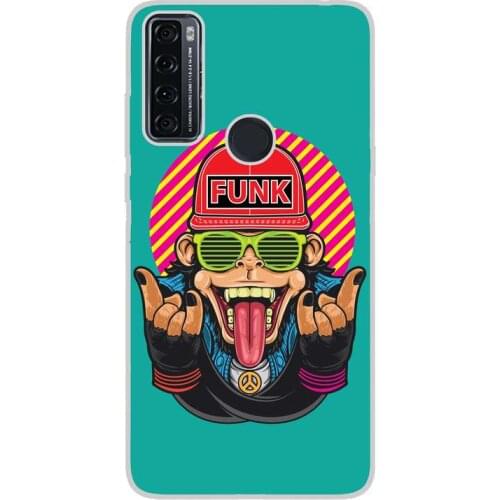 Compatible with TCL-20-SE-4G silicone gel tpu case cover case custom drawing design anti-shock FREAKY 005 case
