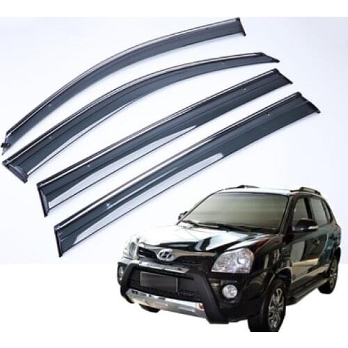 Side Window Deflector For Hyundai Tucson 2008——2014 2015——2019 Smoke Window Visor Sun Rain Deflector Guards SUNZ