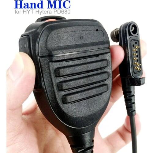 Speaker Mic Shoulder Microphone for HYT Hytera PD600 PD602 PD605 PD662 PD665 PD680 PD682 PD685 X1p Walkie Talkie Two Way Radio
