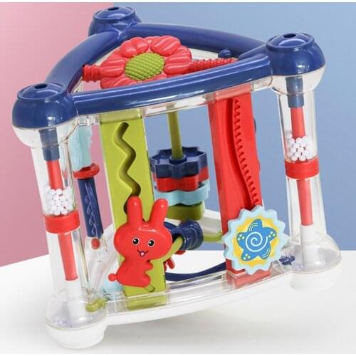Rattle Toy Newborn For Baby 0-12 Months Activity Play Cube Infant Development Educational Hanging Toys Boy Girl Baby Shower Gift