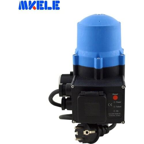 Makerele Hot Sale Automatic Electronic Pressure Switch Water Pump Adjustable Pressure Control MK-WPPS12 With Plug Socket Wires