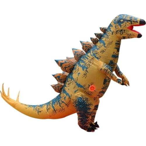 K1KC Dinosaur Inflatable Costume Stegosaurus Toy Novelty Toy Cosplay Costumes Party Supplies for Kids Toddler Role Play Prop