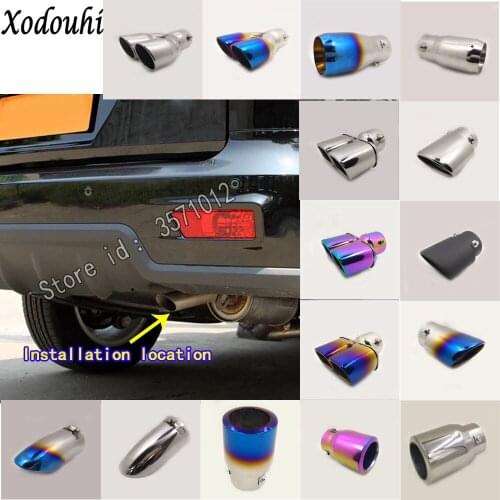 For BYD S6 2014 2015 2016 2017 2018 car cover muffler exterior back end pipe dedicate exhaust tip tail outlet ornament vent 1pcs