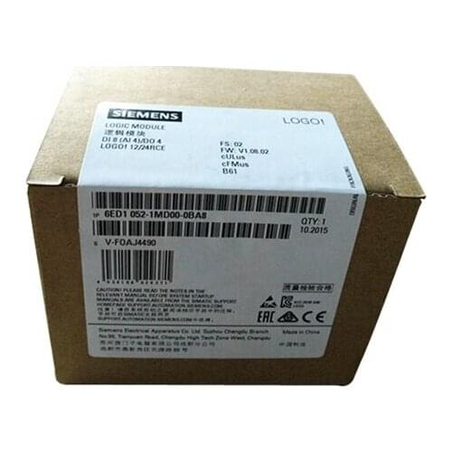 New plc logo 6ED1 052-1MD08-0BA0 LOGO! 12/24RCE, logic module memory 400 blocks