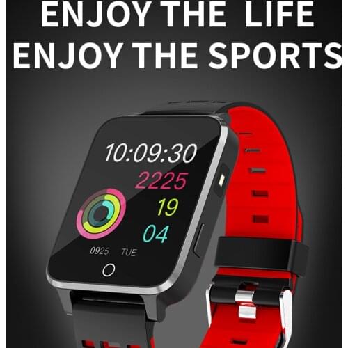 New stainless steel belt women Smart Bracelet Fitness Tracker square Smart Wristband HD large colorful screen Heart Rate monitor