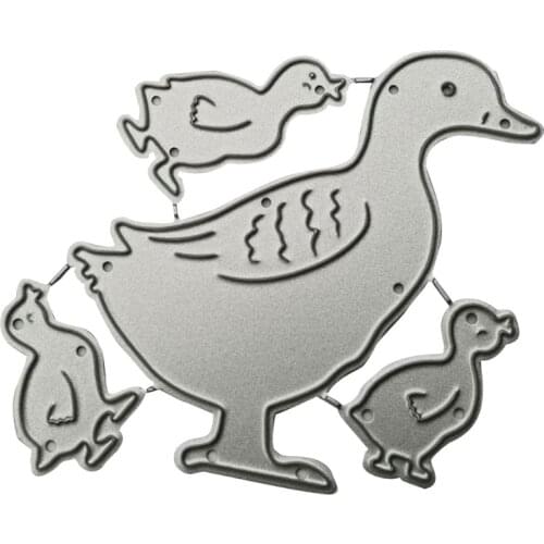 Duck Knife Carbon Steel Scrapbooking Embossing Stencil, DIY Printing Steel Mould for Album Paper Card Making