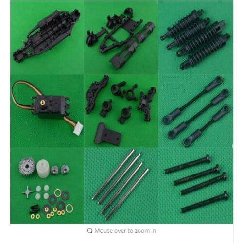 HBX 12811B 12812 12813 1/12 RC Car Original Parts servo shock absorber Differential gear pull rod Gearbox shell chassis etc