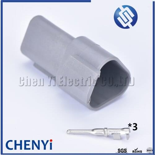 5 set Deutsch DT 3pin connector DT04-3P Male Auto Waterproof Connector Automotive Sealed Plug