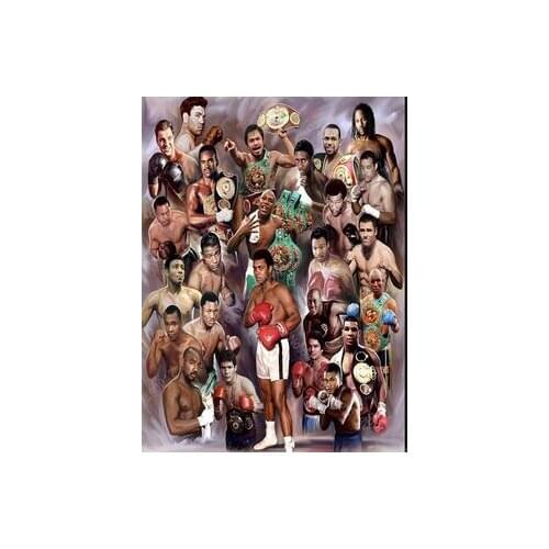More style Great Boxing History Champions MuhammadAli Art Print Silk Poster Home Wall Decor 24x36inch