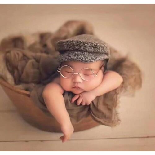 Newborn Photography Props Small Glasses Studio Baby Shooting Photos Props Picture Accessories