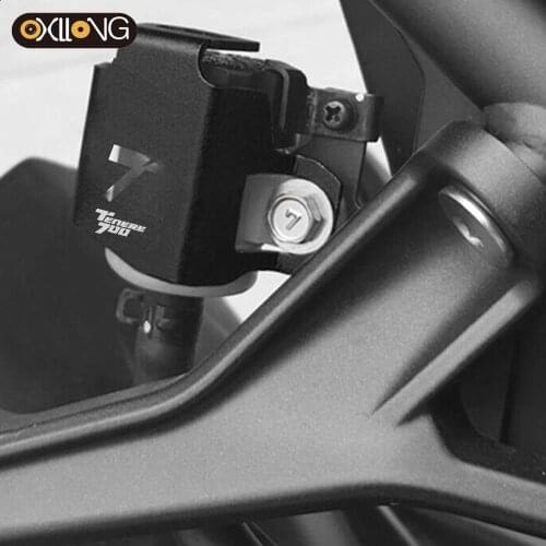 2021 Motorcycle Rear Brake Reservoir Guard For YAMAHA Tenere 700 XTZ690 XTZ700 2019-2020 Brake Fluid Reservoir Cover Protector