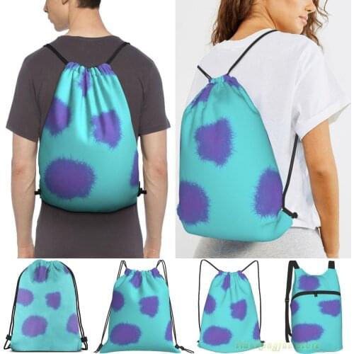 Sully Monster Women Purpose Drawstring Backpack Bags Men Outdoor Travel Backpacks For Gym Training Swimming Fitness Bag