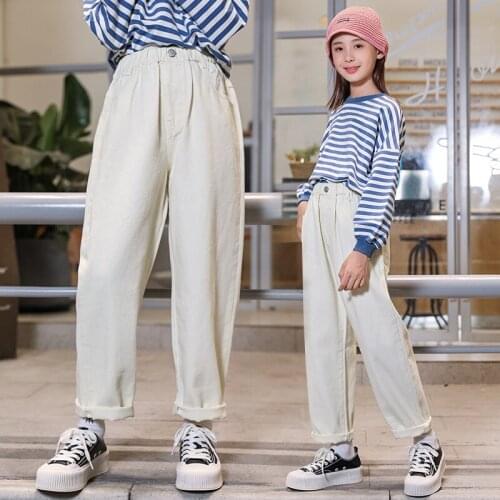 Teen Girls Harem Pants Kids Long Pants for Girls Clothes Spring Autumn Loose Hight Waist Girls Trousers Casual Pants Children