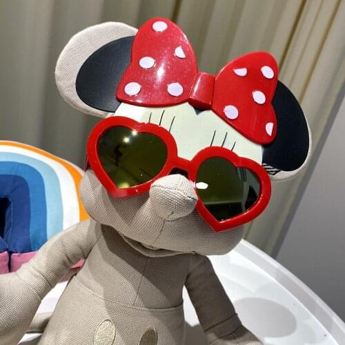 Picnics Sunglasses Funny glasses for girls Halloween Cute cartoon Disney Minnie personalized glasses Toys and a birthday gift