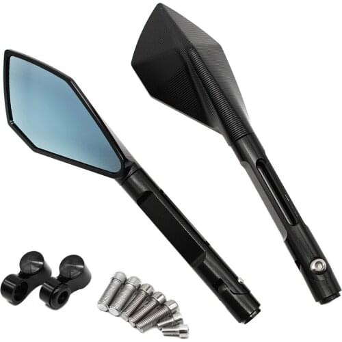 Universal Motorcycle Rearview Mirrors For Aprilia Pegaso 650 750 SXV450 SXV550 CR150 MANA850 Blue Glass Rear View Side Mirror