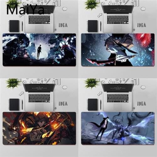 Maiya Top Quality Solo Leveling Gaming Player desk laptop Rubber Mouse Mat Free Shipping Large Mouse Pad Keyboards Mat