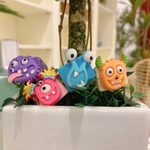 Funny acrylic chunky rings for teenage egirls y2k jewelry resin plastic creative cartoon anima rings cute summer jewelry 90s