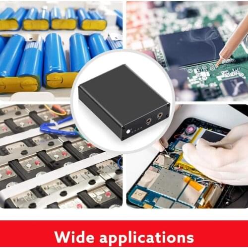 1Set Spotwelder 4 Gears Adjustable Control Board Auto Off Aluminium Alloy Portable DIY Spot Welding Machine for 18650 Battery