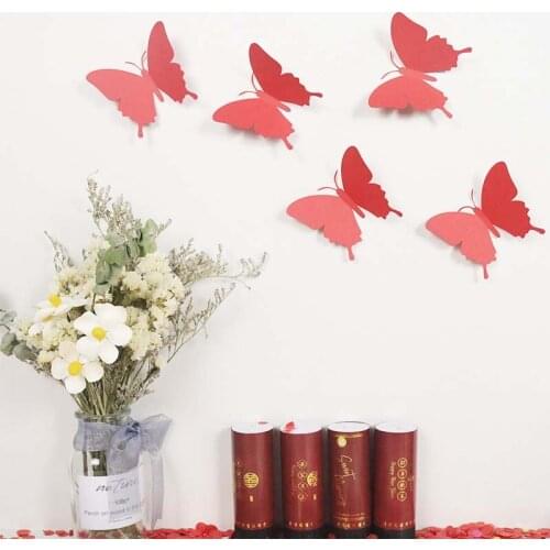 10pcs/set 3D Butterfly Wall Stickers Decals Removable Wedding Decoration Room Home Party Decor DIY Wall Sticker for Kids Room