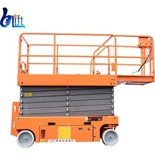 13.8m Load 227kg Hydraulic Mobile Seld Propelled Car Electric Table Lifter Material Machine Garage Scissor Lift