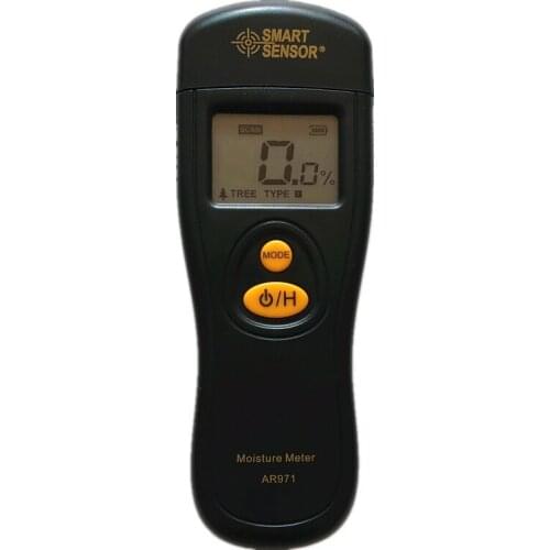SMART Sensor AR971 Digital Wood Timber Moisture Meter Tester Hygrometer Moisture Analyzer Damp Detector Tree Humidity Meter