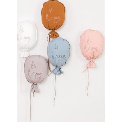 Home Decoration Cotton Cartoon Balloon Pendant Pillow Nordic Wind Stereo Baby Room Wall Decor Tent Hanging Photography Props