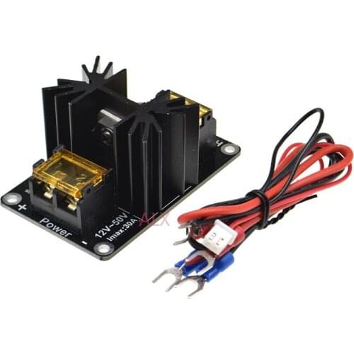 3D printer part Heat Bed Power Module Hot Bed Power Expansion Board High Current Load Module Mos Tube with Cables
