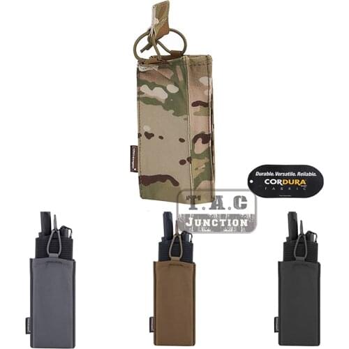 EmersonGear Tactical MBITR Radio Pouch AN/PRC-148 Carrier w/ Bungee Retention Loop Panel For S&S Precision Plate Frame