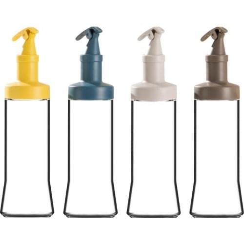 Sauce Container Glass Storage Dispenser Cooking Seasoning Oil Bottle Creative Oil Vinegar Storing For Kitchen Accessories