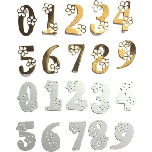 Metal Cutting Dies Flower Number Alphabet Frame Dies Scrapbooking Background Stamps Craft Die Cut New 2020 Party Card Making
