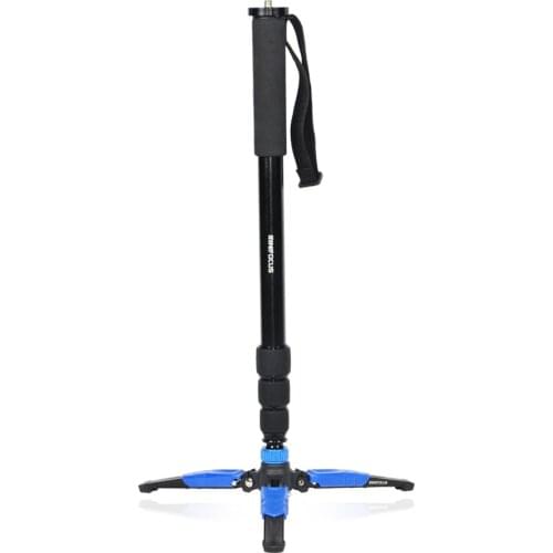 MINIFOCUS Monopod 4 Section Aluminum Alloy Professional Camera Video Monopods Tripod Unipod Base for Handheld Gimbal SLR Cameras
