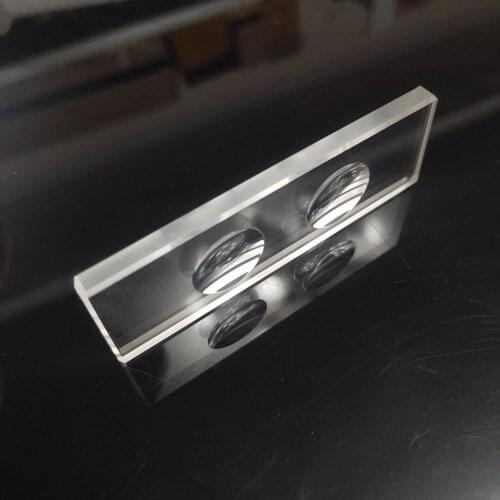 Multi Circular Concave Cavity Microscope Slides 5MM 3MM Thickness Optical Glass Polished Frosted Well Surface Optional