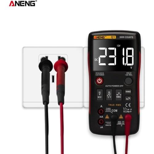 ANENG Q1 Digital Multimeter 9999 Analog Tester True RMS Professional Multimetro DIY Transistor Capacitor NCV Testers Lcr Meter
